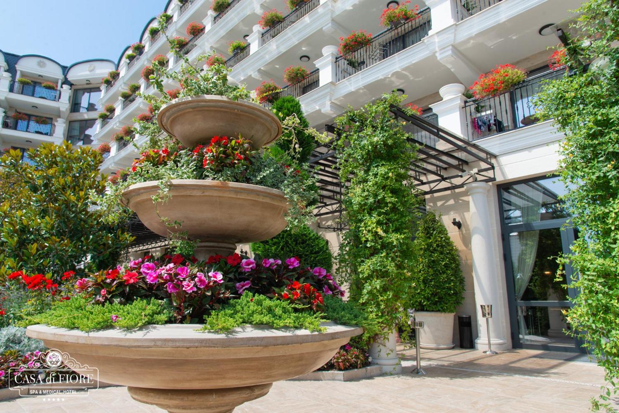Casa Di Fiore Spa And Medical Hotel, Mineral Pools & Private Beach Кранево Экстерьер фото